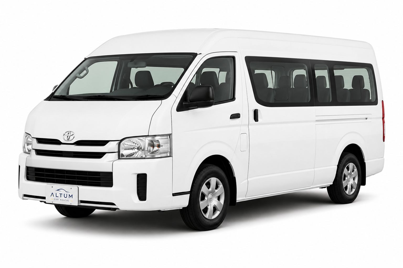 Toyota Hiace passenger van rental - Altum Car Rental